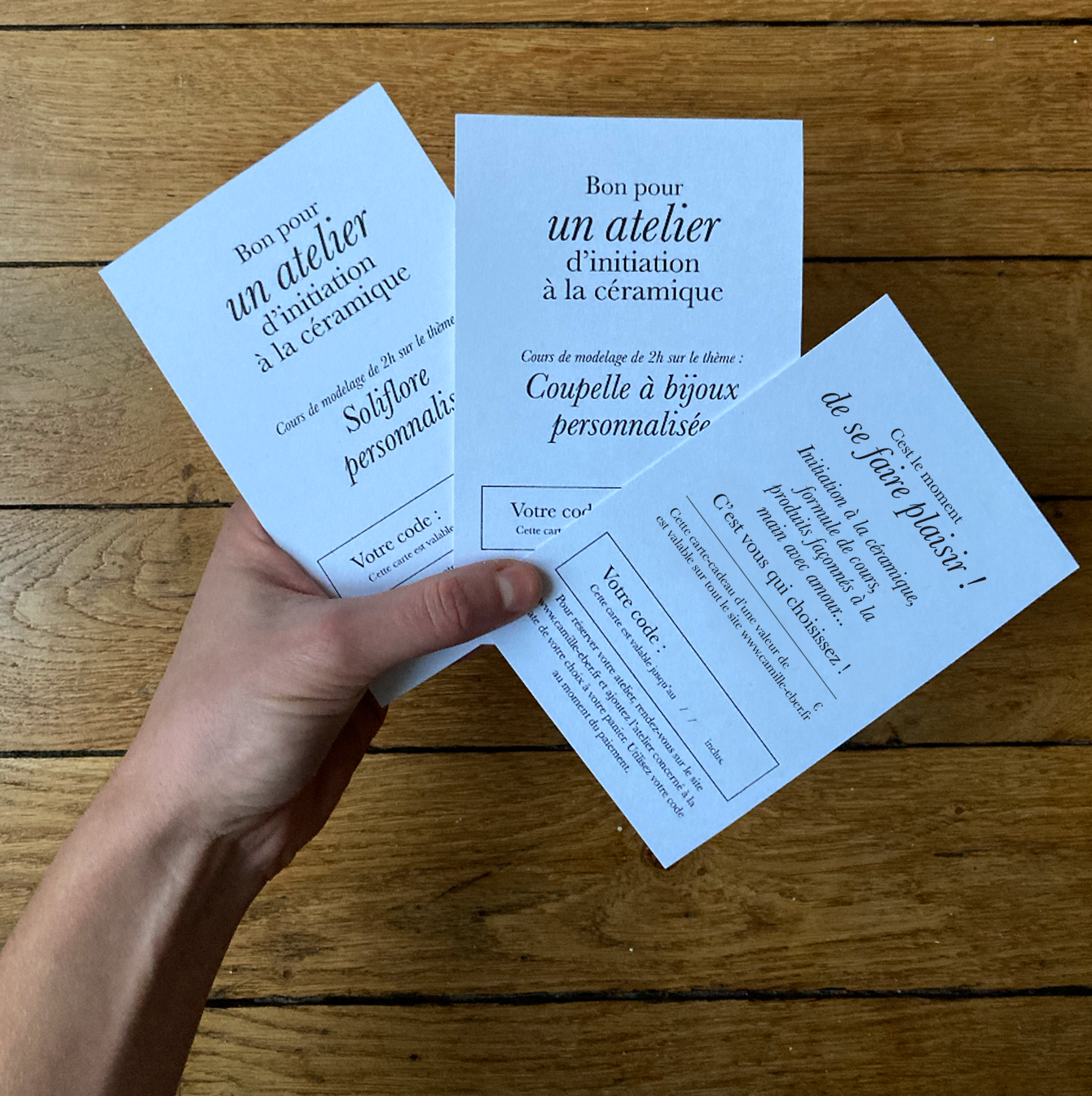 Carte-cadeau (envoi par email)