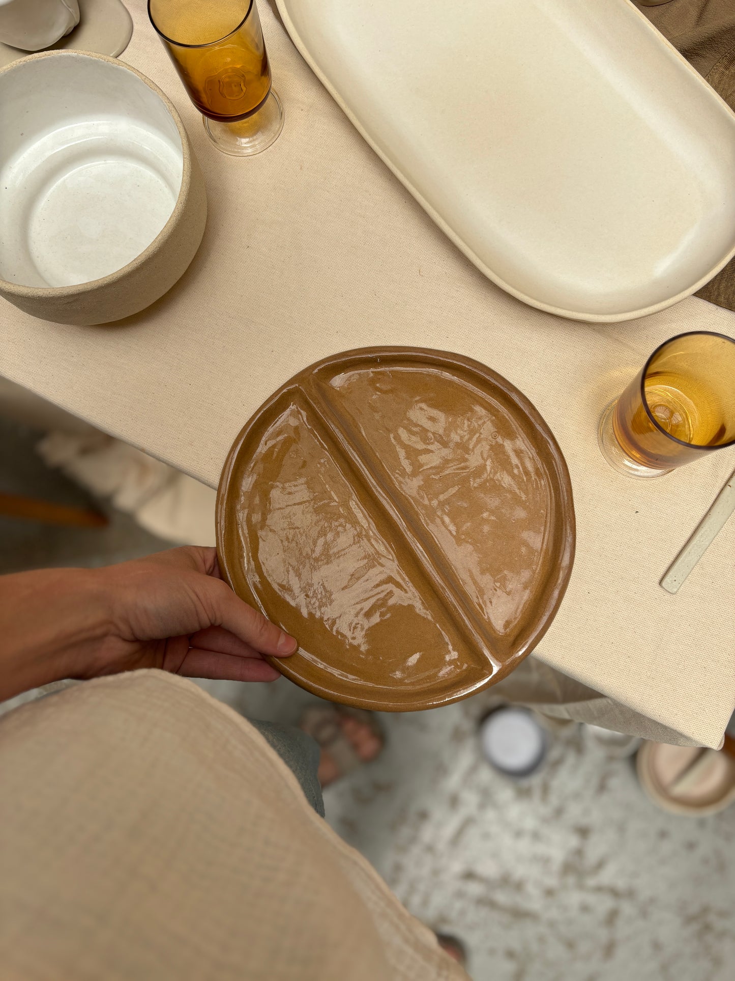 Assiette à compartiments