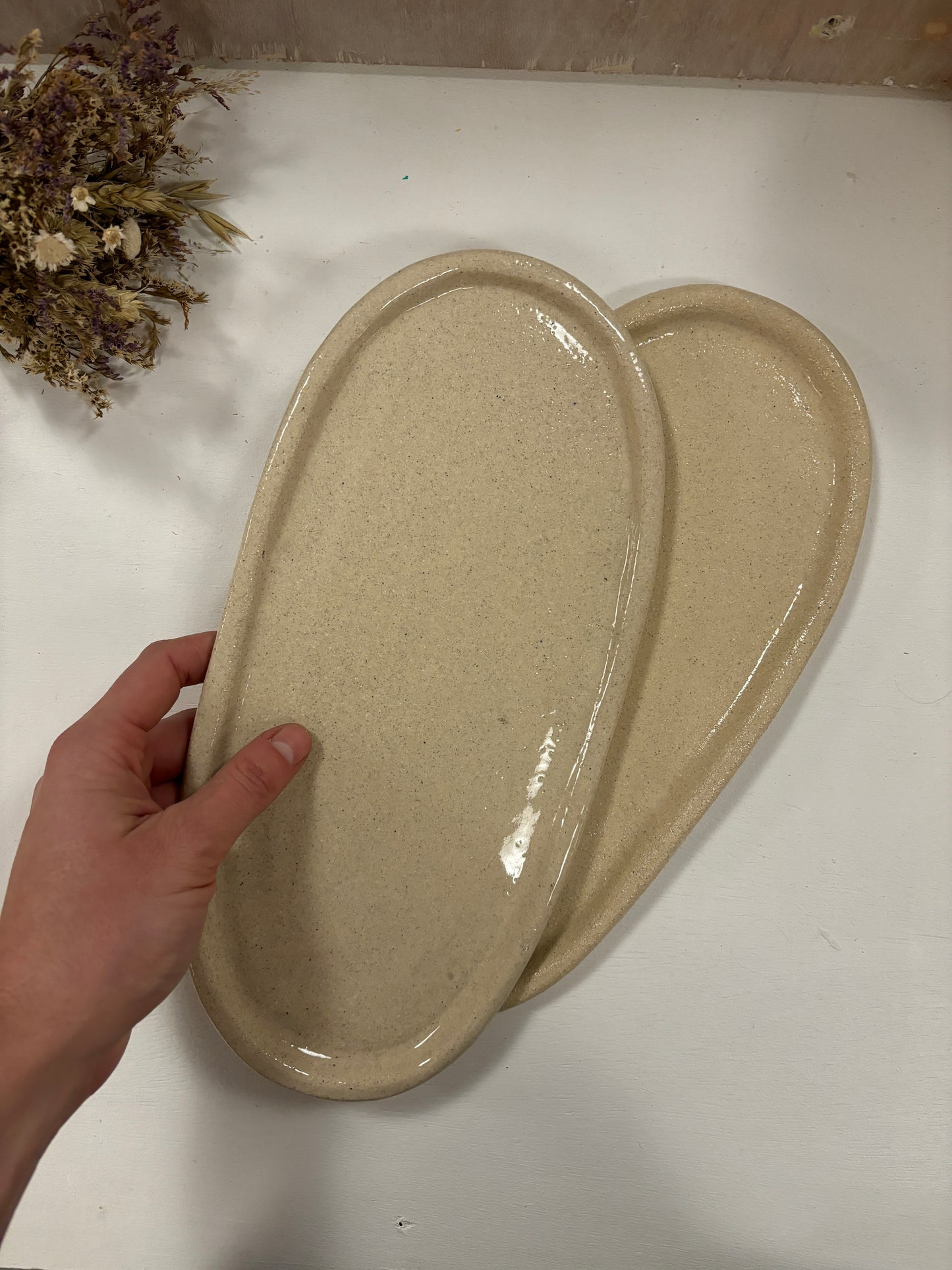 Assiette et plat Oval